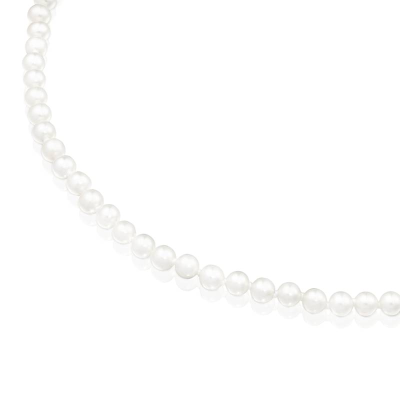 TOUS - Collar de perlas de 6mm y plata Hol Tous