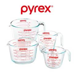 PYREX - Set de 4 Tazas Medidoras