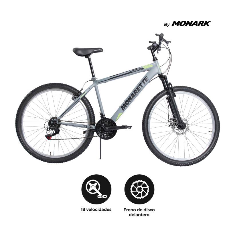 MONARK - Bicicleta Monarette Scorpion Aro 29 Gris Monark