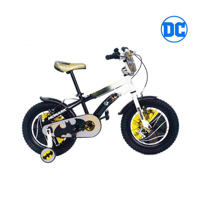 MONARK - Bicicleta para Niños Batman Aro 16 Negro Monark