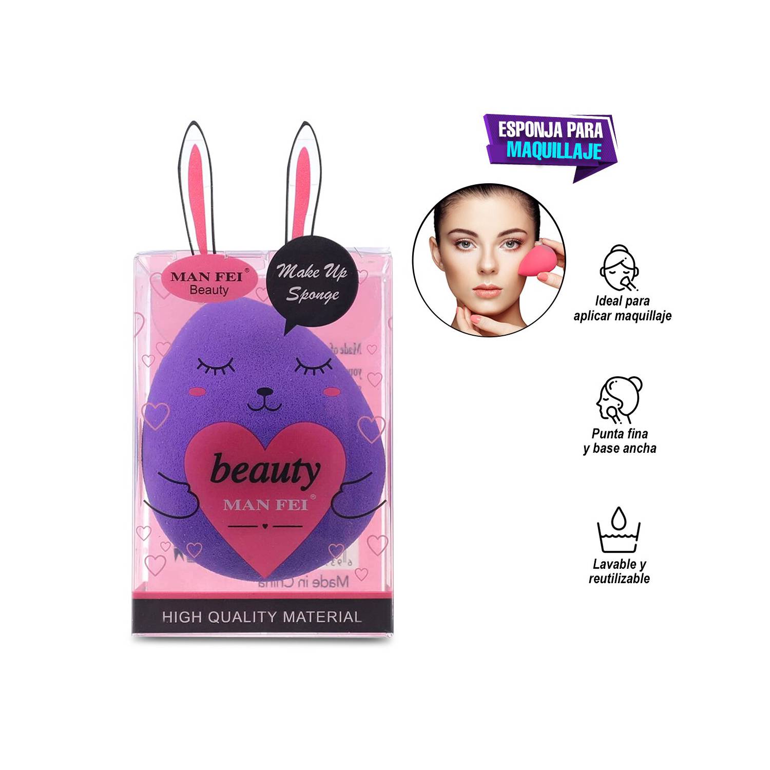 Esponja Aplicadora De Maquillaje Beauty Blender TEKHOME IMPORTACIONES |  