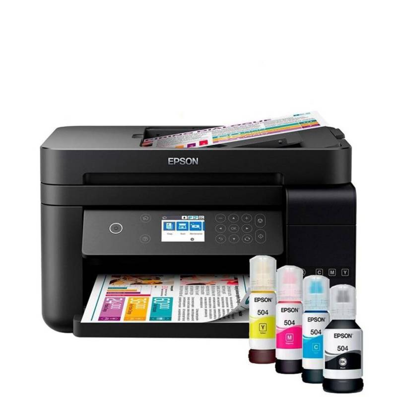 Multifuncional Epson Ecotank L3150 Negra Falabella Co 