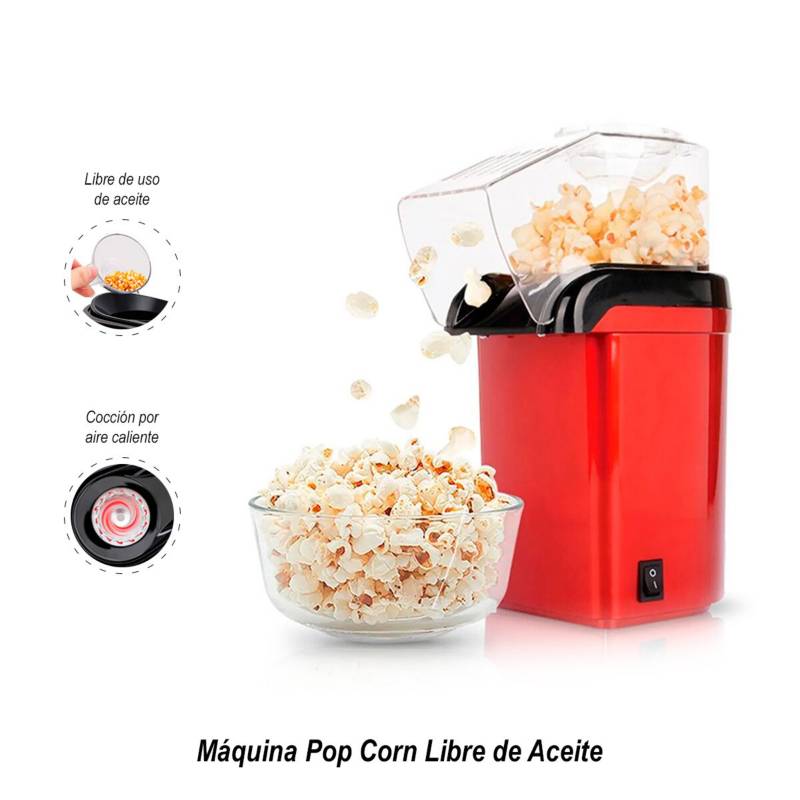 - Máquina para hacer Pop Corn Libre de Aceite