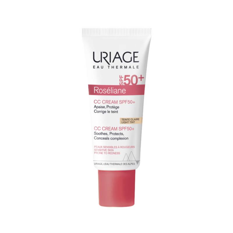 URIAGE - Uriage Roséliane CC Cream SPF50+ 40ml - Protección muy alta con cobertura para el cuidado de la piel sensible