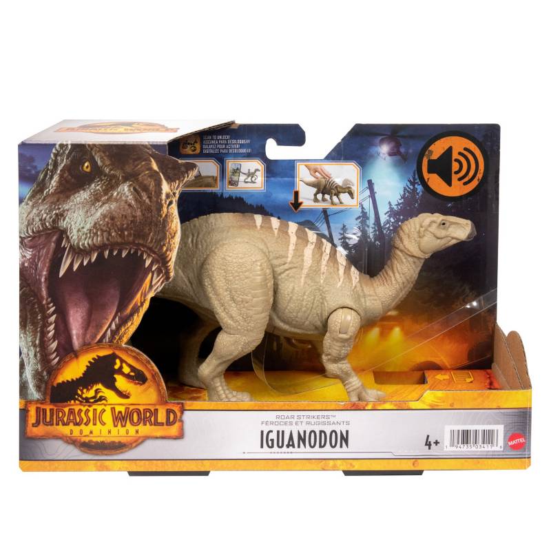 Figura de Acción Dinosaurio Iguanodon Ruge y Ataca JURASSIC WORLD |  