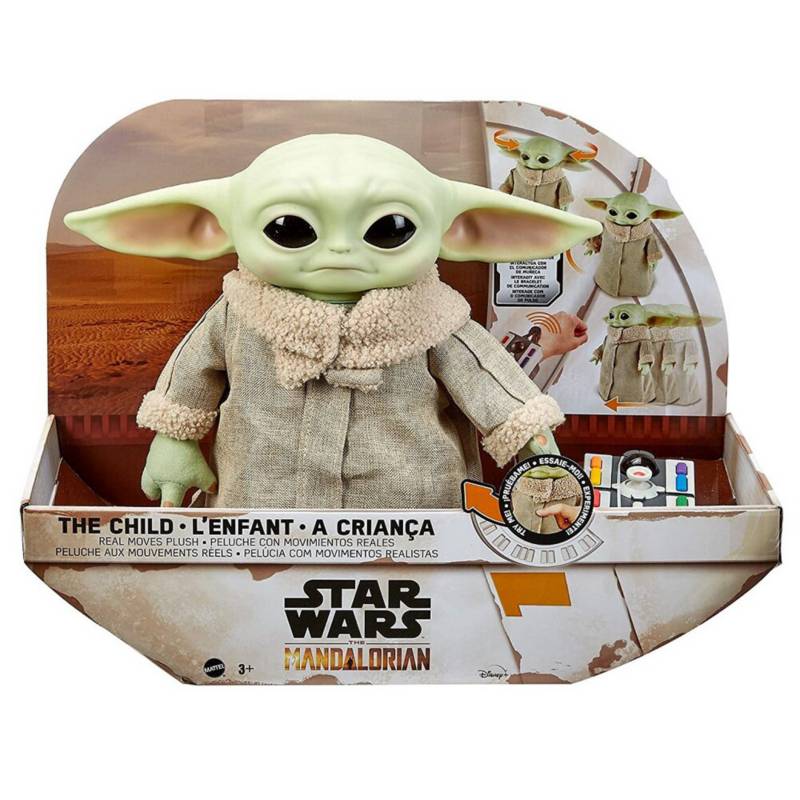 MATTEL - Figura Star Wars Baby Yoda Movimientos Reales