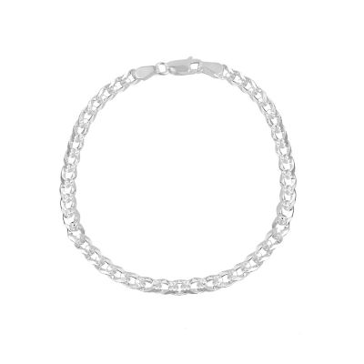 Pulsera de Cuero Hombre Plata 925 - Baliq