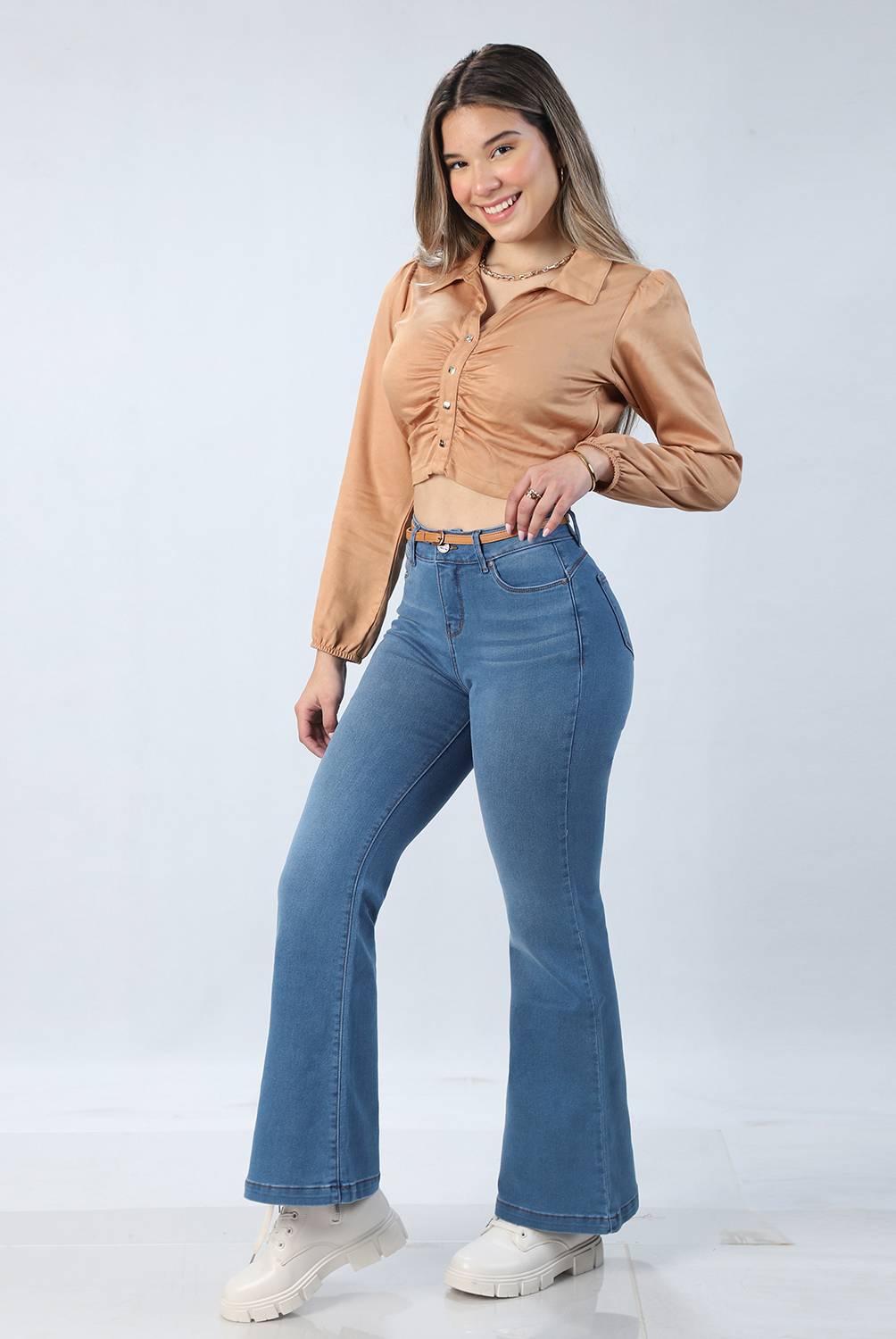 FORDAN JEANS - Pantalón Flare Mujer Fordan Jeans
