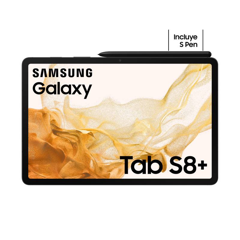 SAMSUNG - Tablet Galaxy S8+ 12.4'' 8GB 128GB Grafito con Keyboard + S-pen