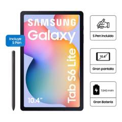 SAMSUNG - Galaxy Tab S6 Lite Gray