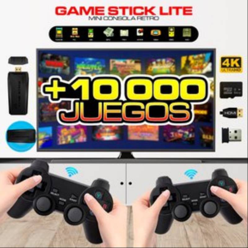 GENERICO - SNES PS1 Retro 5000 Juegos+2 Mandos