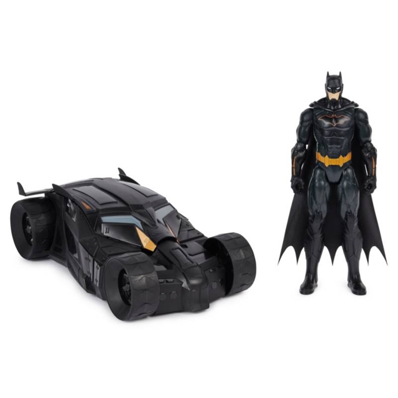 BATMAN - Figura de Acción Batman y Vehiculo