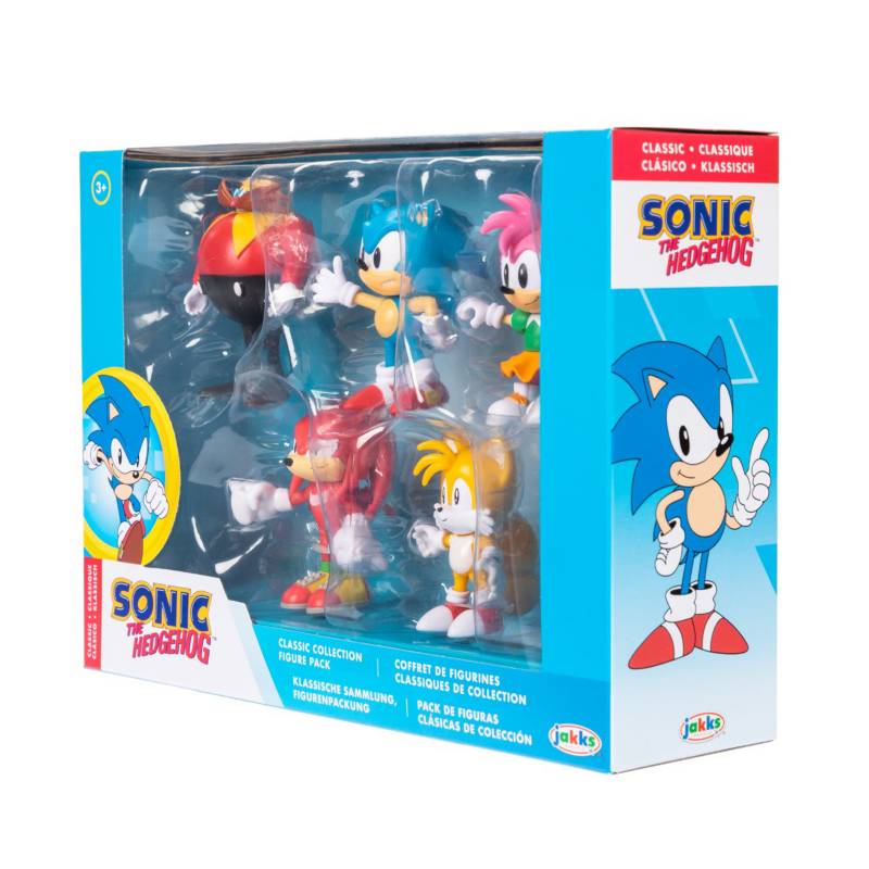 Muñecos Sonic Pack X 3 Juguete Figura De 13cm