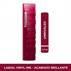 MAYBELLINE - Labial Líquido SuperStay Vinyl Ink 4.2ml Tono Unrivaled Maybelline