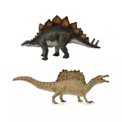 COLLECTA - Set de Dinosaurios Collecta Spinosaurio y Estegosaurio