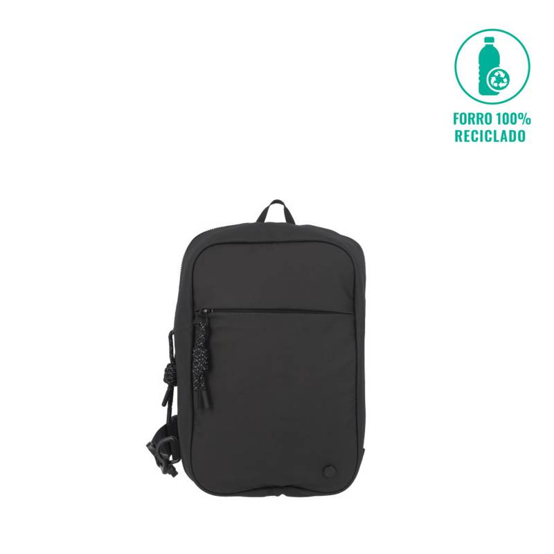 Mochila Morral Bandolera Riñonera de Cuero Pu Accesorio para Hombre INSPIRA