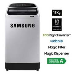 SAMSUNG - Samsung Lavadora Inverter 15 Kg Wa15T52602By Wo