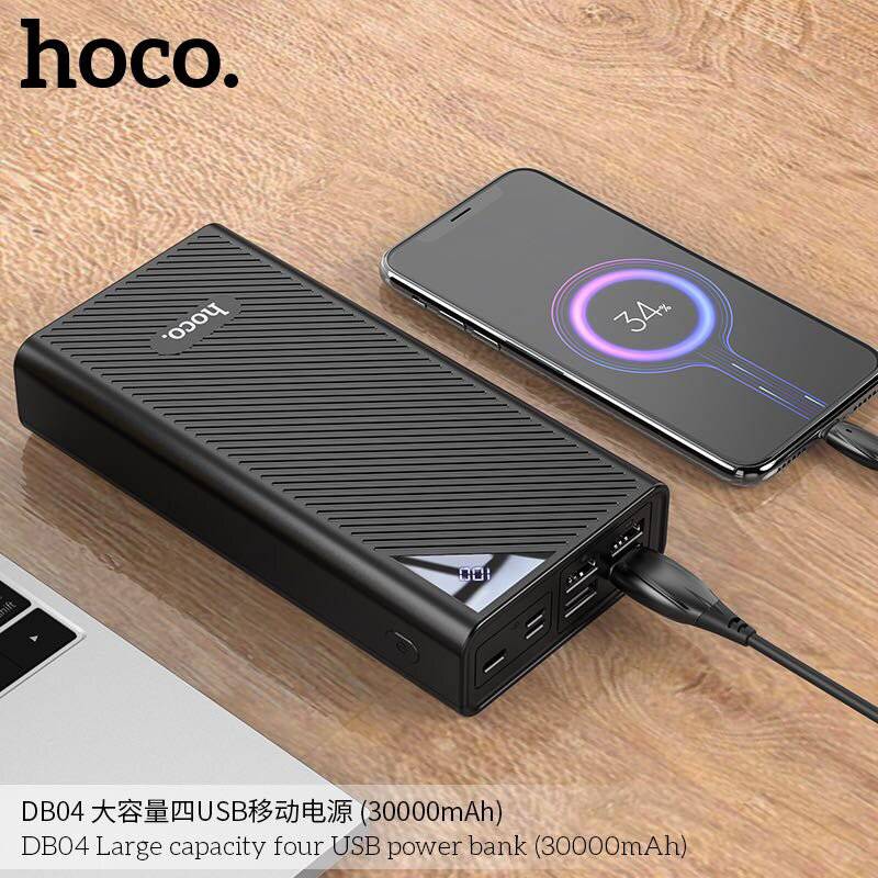HOCO -  Bateria portatil 30000 mha LED Display - negro