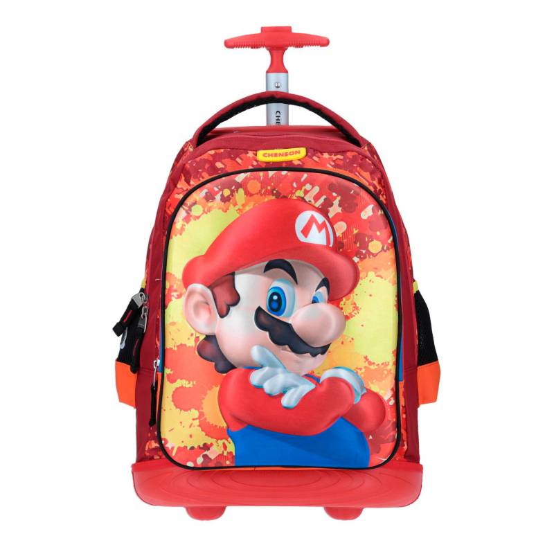 NINTENDO - Mochila Escolar Infantil Trolley Fire Mario Nintendo