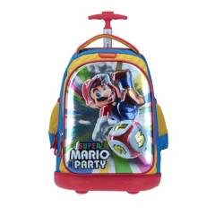 NINTENDO - Mochila Escolar Infantil Trolley Mario Party Nintendo