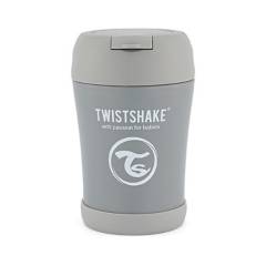 TWISTSHAKE - Contenedor de Alimentos para Bebé Gris Twistshake