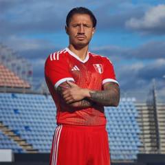 Camiseta de Fútbol Oficial Visitante Perú Selección 2023 Adidas Hombre
