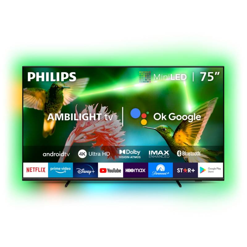 PHILIPS - Televisor 75" Android Miniled Smart Tv Ambilight  75pml9507