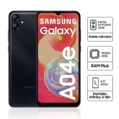 SAMSUNG - Galaxy A04e 64GB 3GB Negro