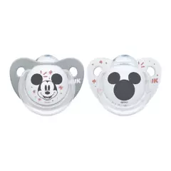 NUK - Chupon para Bebé Trendline N1 Mickey Minnie BX2 Nuk