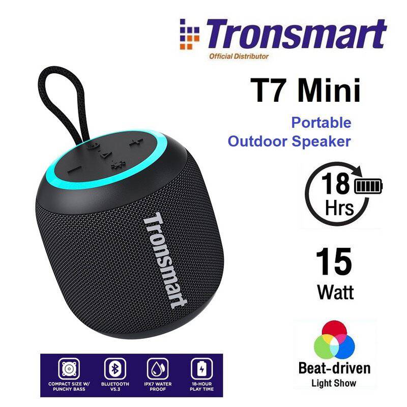 TRONSMART - Parlante Bluetooth Tronsmart T7 Mini - Negro
