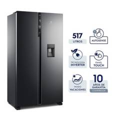 ELECTROLUX - Refrigerador Side by Side Electrolux ERSA53K2HVB INVERTER 514 litros black