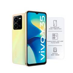 VIVO - Smartphone Vivo Y35 128GB + 6GB Dorado Amanecer