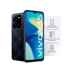 VIVO - Smartphone Vivo Y35 128GB + 6GB Negro Ágata