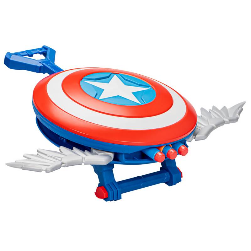 MARVEL - Lanzador Marvel Mech Strike Mechasaurs Capitán América