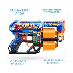 X-SHOT - Pack X2 Lanzadores Skins Sonic X-shot