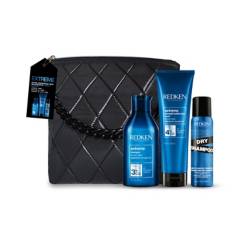 REDKEN - Pack Extreme de Redken para cabello dañado (Shampoo 300ml + Mascarilla 250ml + Dry Shampoo 150ml)