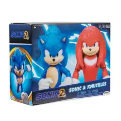 SONIC - Figuras Sonic Y Knuckles Pack x2 und Sonic 2 Movie