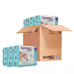 BAMBO NATURE - Pañal Bambo Nature Talla 1 (RN) - 6 Paquetes de 22 unid
