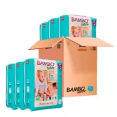 BAMBO NATURE - Pañal Bambo Nature Talla 5 (XG) - 6 Paquetes de 22 unid