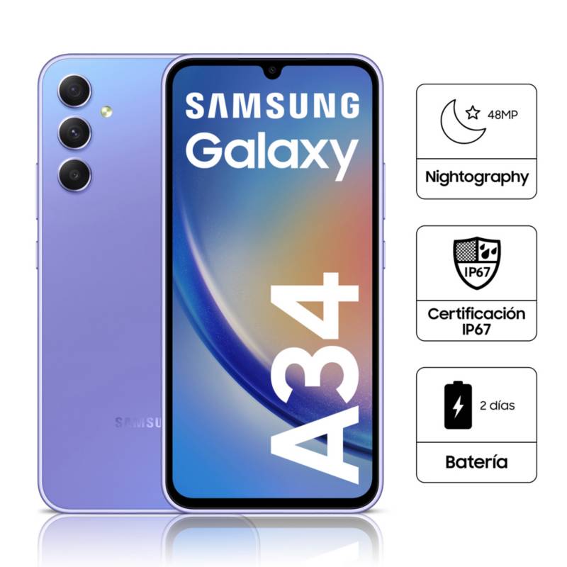 SAMSUNG - Galaxy A34 256GB 8GB 5G