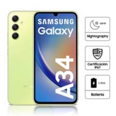 SAMSUNG - Galaxy A34 256GB 8GB 5G Lime