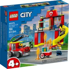 LEGO - Bloques Lego City Estación y Camión De Bomberos
