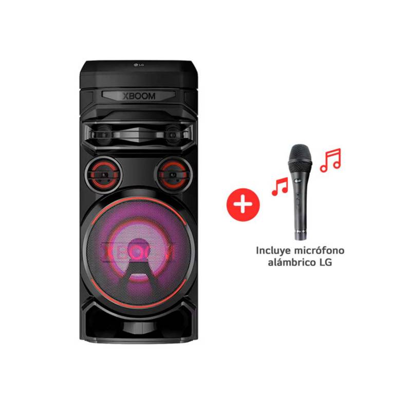 LG - Torre de sonido LG XBOOM RNC7 Multi-Bluetooth Karaoke Star 