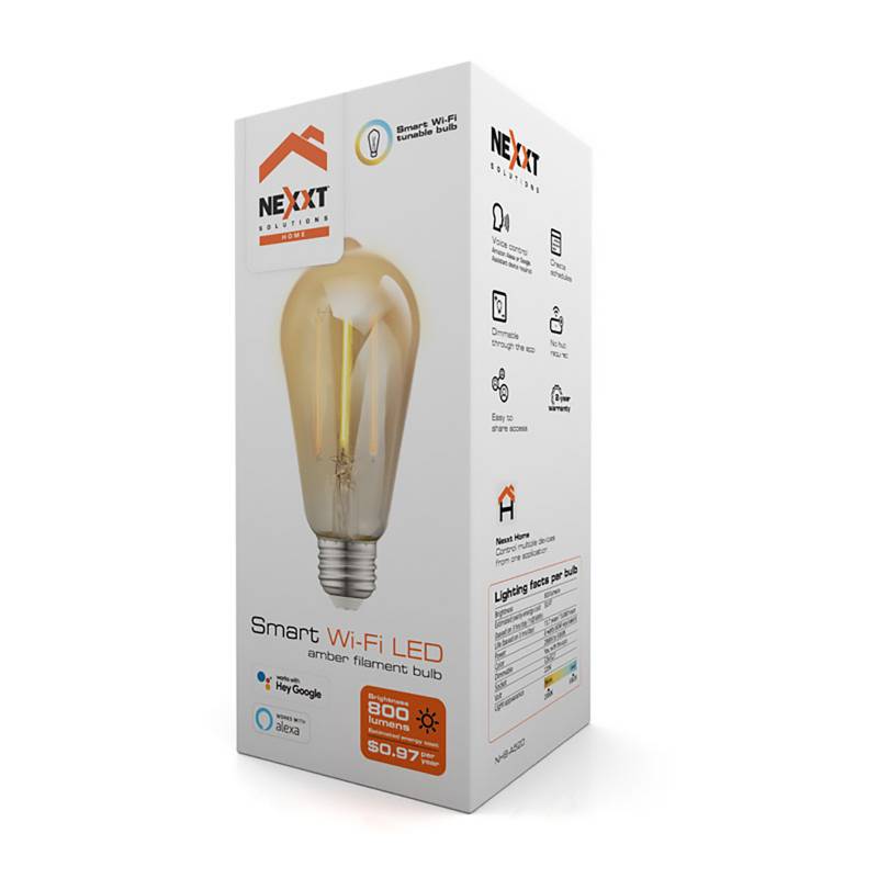 NEXXT - Nexxt H Smart Filament LED Bulb Amber 220V ST19