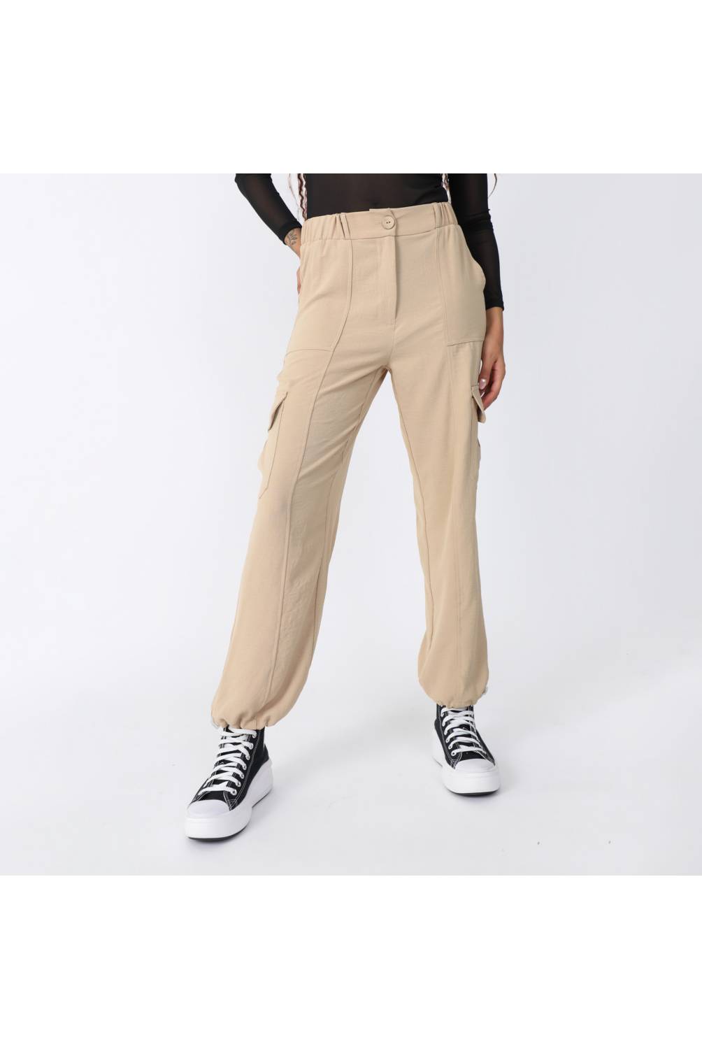 PANTALÓN JOGGER MUJER GS BECK BEIGE GORDON AND SMITH