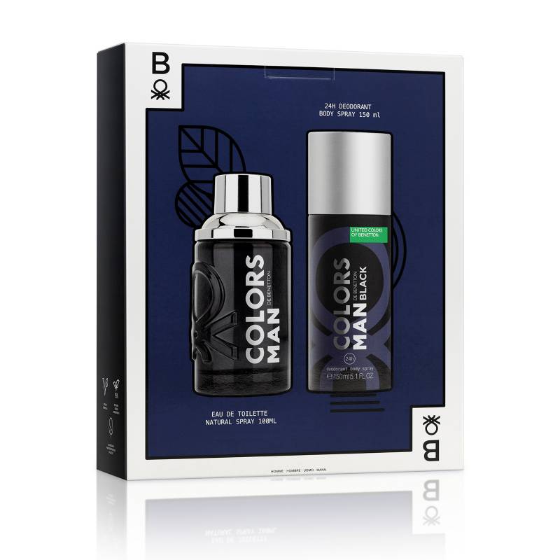 BENETTON COLORS MAN BLACK INTENSO EAU DE PARFUM HOMBRE