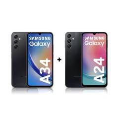 Galaxy A34 128GB Negro + A24 128GB