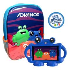 ADVANCE - Tablet Advance 7" Kids TR7987 Android - 1GB 16GB Azul + Mochila