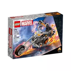 LEGO - Bloque de Lego Marvel Meca Y Moto Del Motorista Fantasma