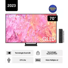 SAMSUNG - Televisor Samsung Smart Tv 70" Qled 4k Qn70q65cagxpe